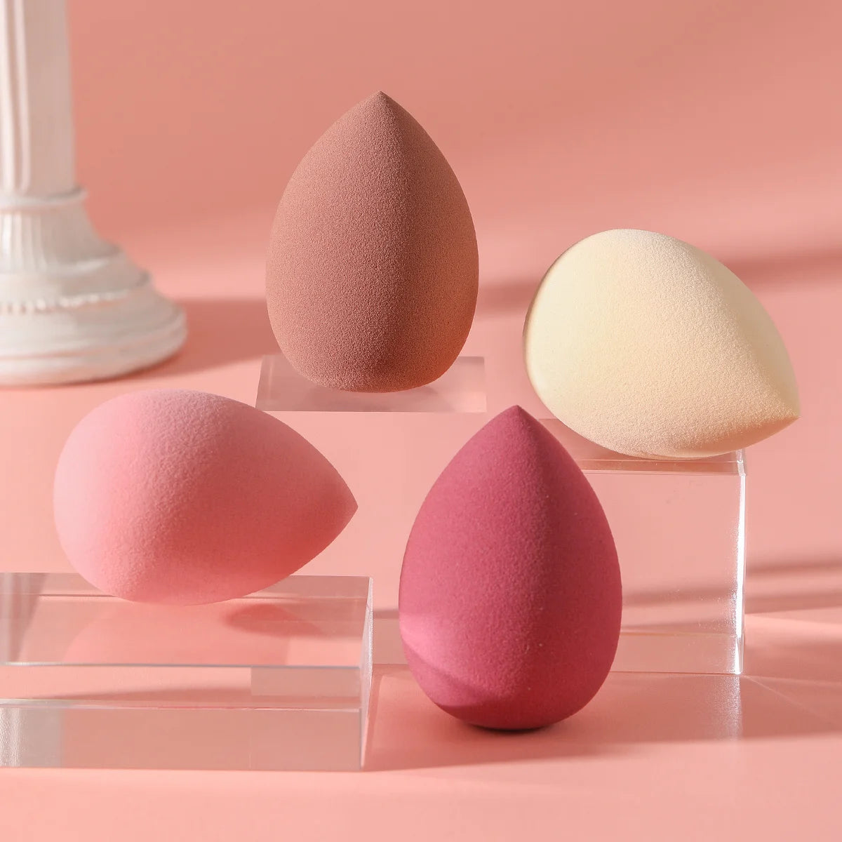 4 pezzi Beauty Blender forma di goccia