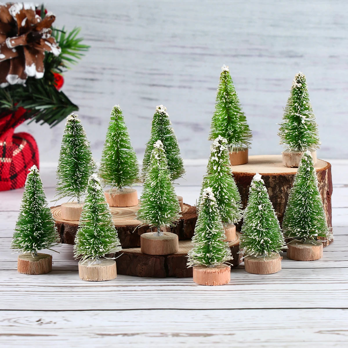 Mini Albero di Natale in Legno